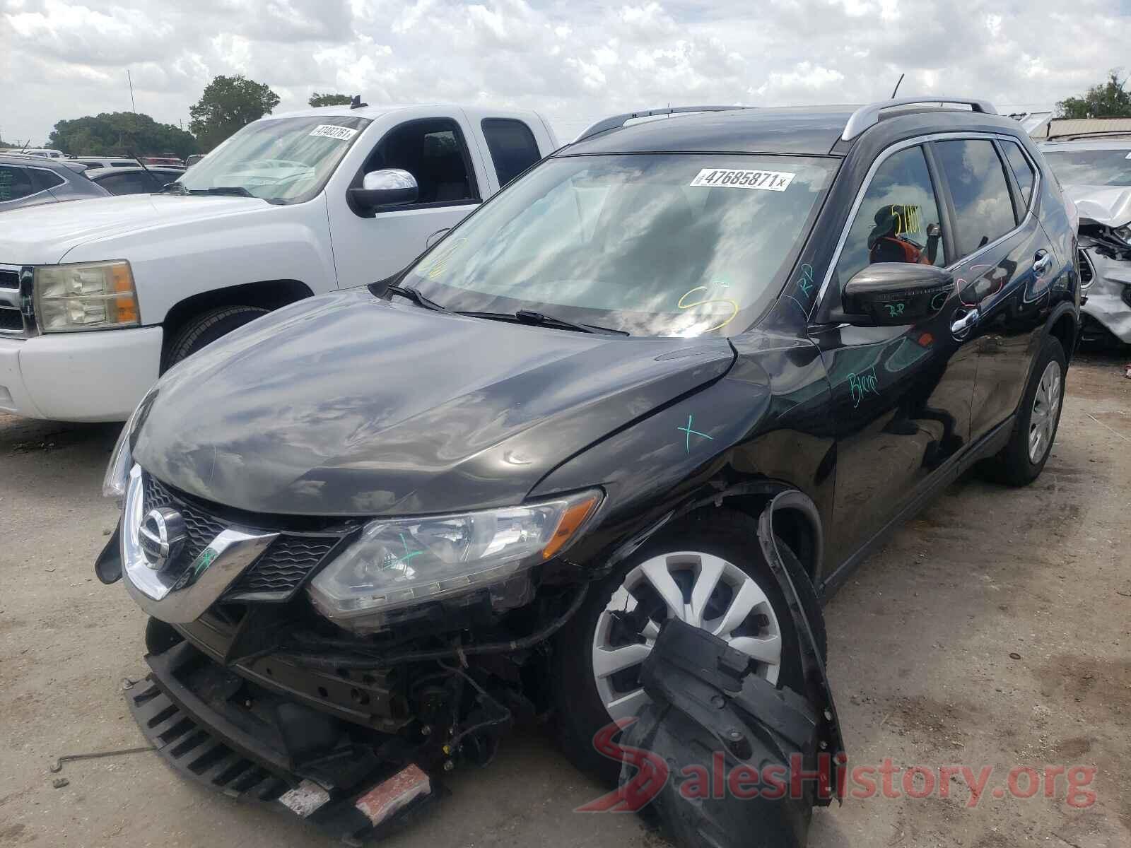 KNMAT2MT2GP677564 2016 NISSAN ROGUE