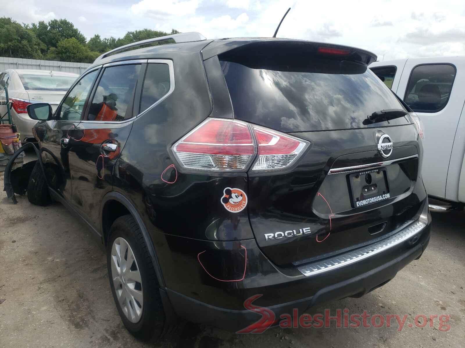 KNMAT2MT2GP677564 2016 NISSAN ROGUE