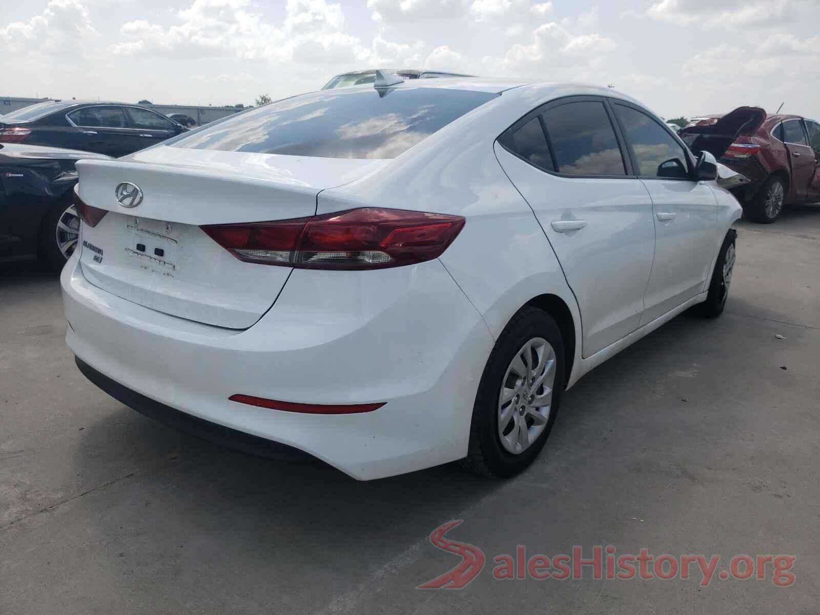 5NPD74LF4HH177167 2017 HYUNDAI ELANTRA