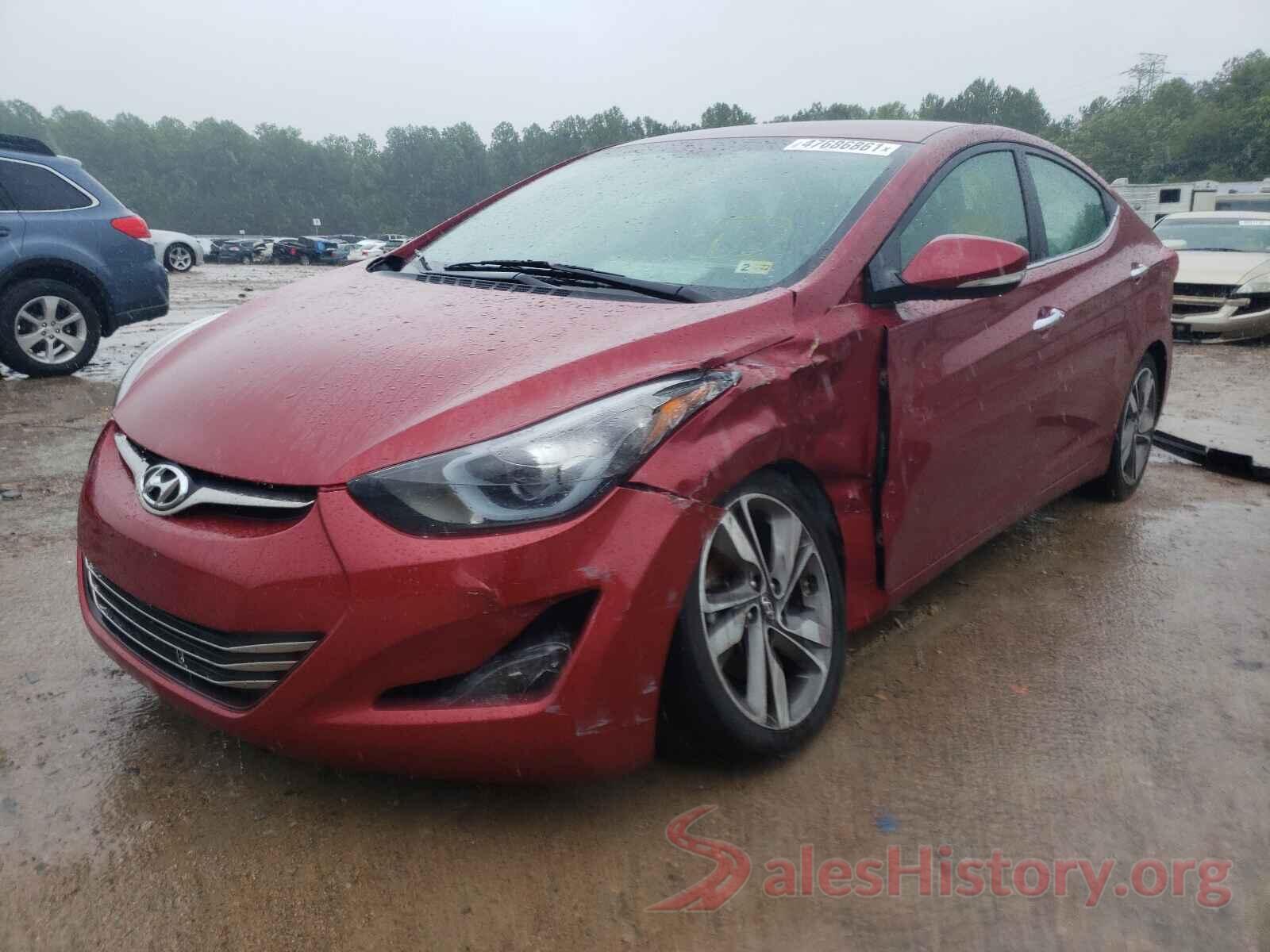 5NPDH4AE8GH775509 2016 HYUNDAI ELANTRA