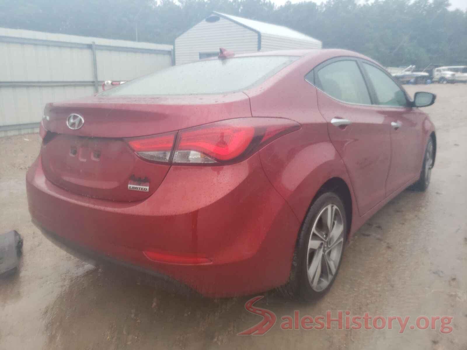 5NPDH4AE8GH775509 2016 HYUNDAI ELANTRA