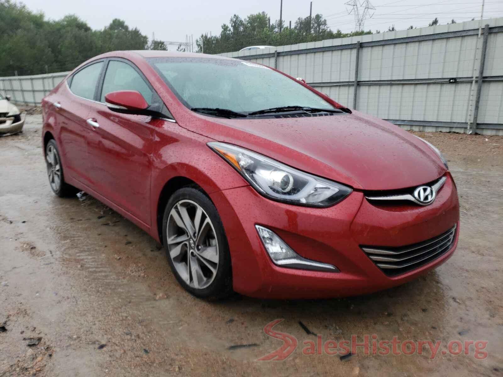 5NPDH4AE8GH775509 2016 HYUNDAI ELANTRA