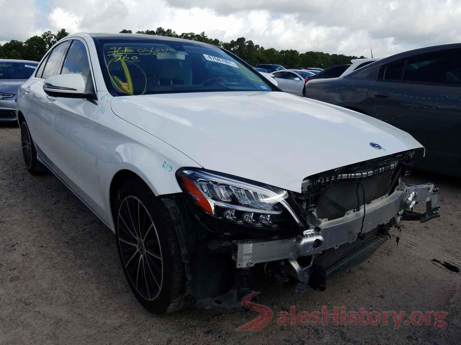 55SWF8DB4KU286232 2019 MERCEDES-BENZ C CLASS