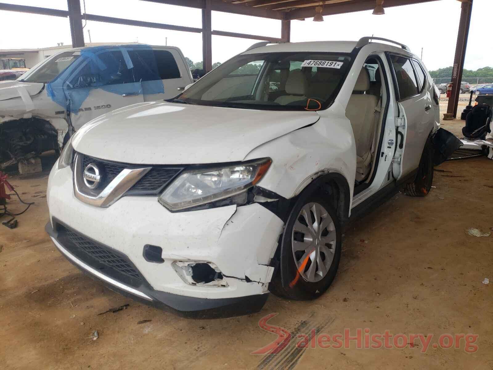 KNMAT2MT2GP735477 2016 NISSAN ROGUE