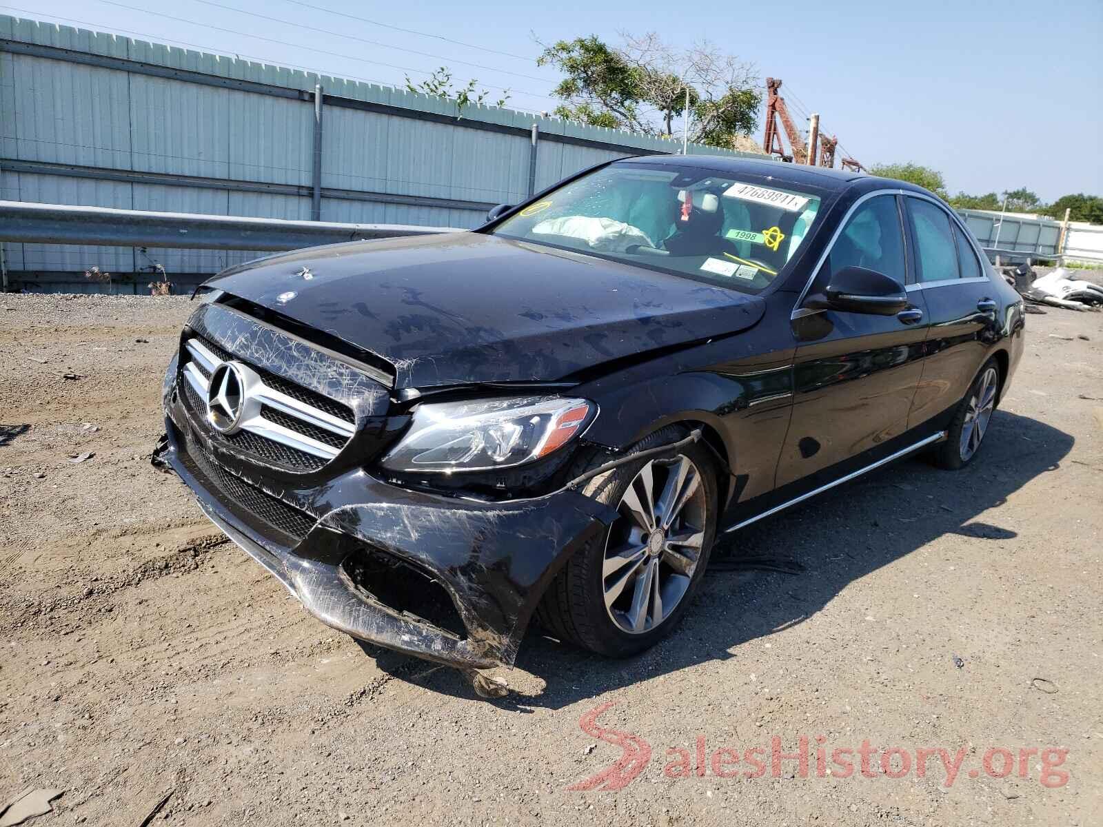 55SWF4KB1HU180597 2017 MERCEDES-BENZ C-CLASS