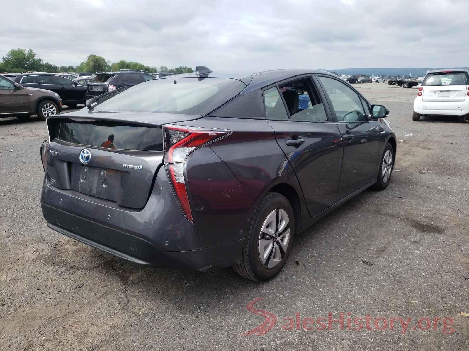 JTDKARFU1J3553308 2018 TOYOTA PRIUS