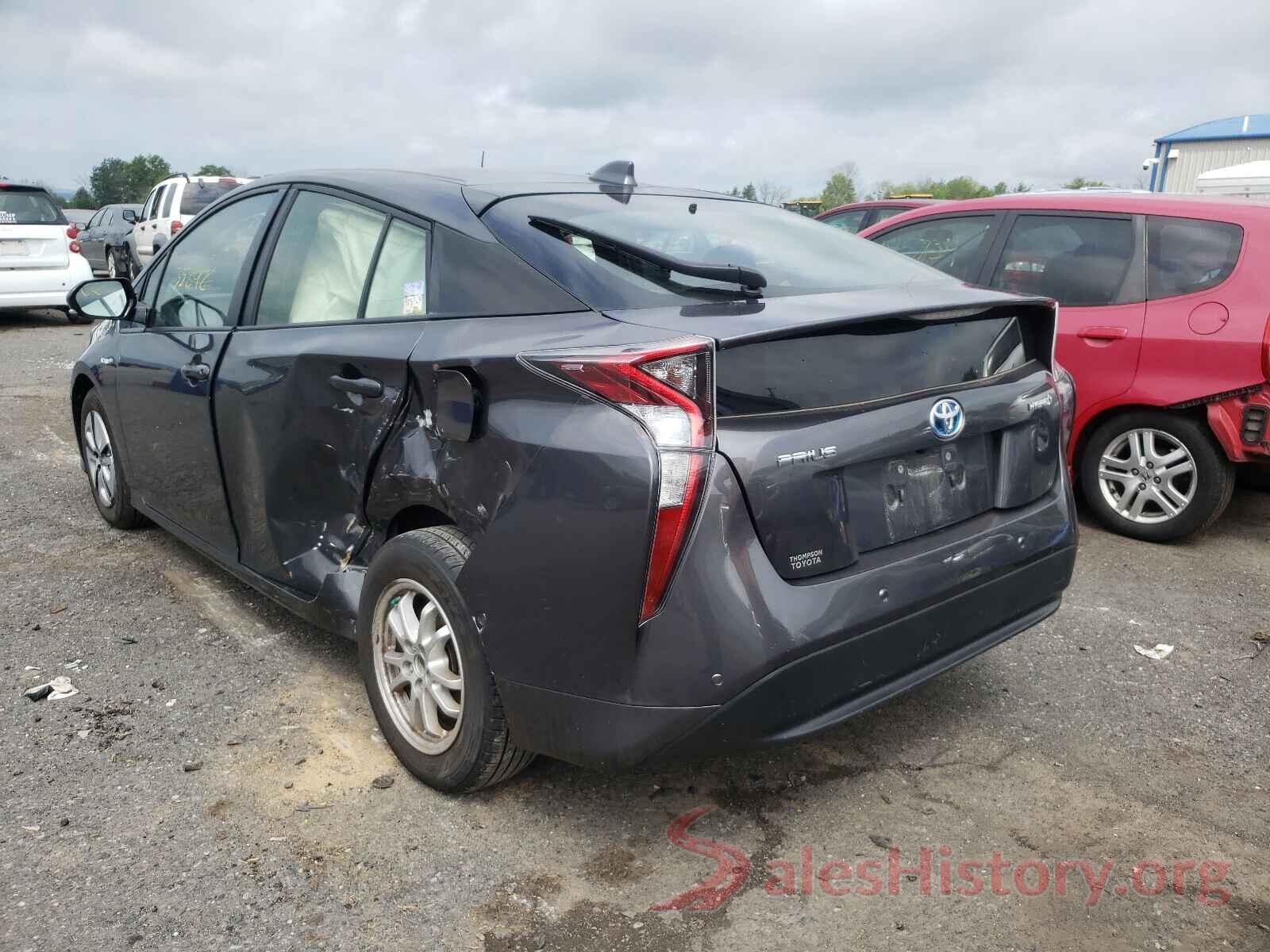 JTDKARFU1J3553308 2018 TOYOTA PRIUS