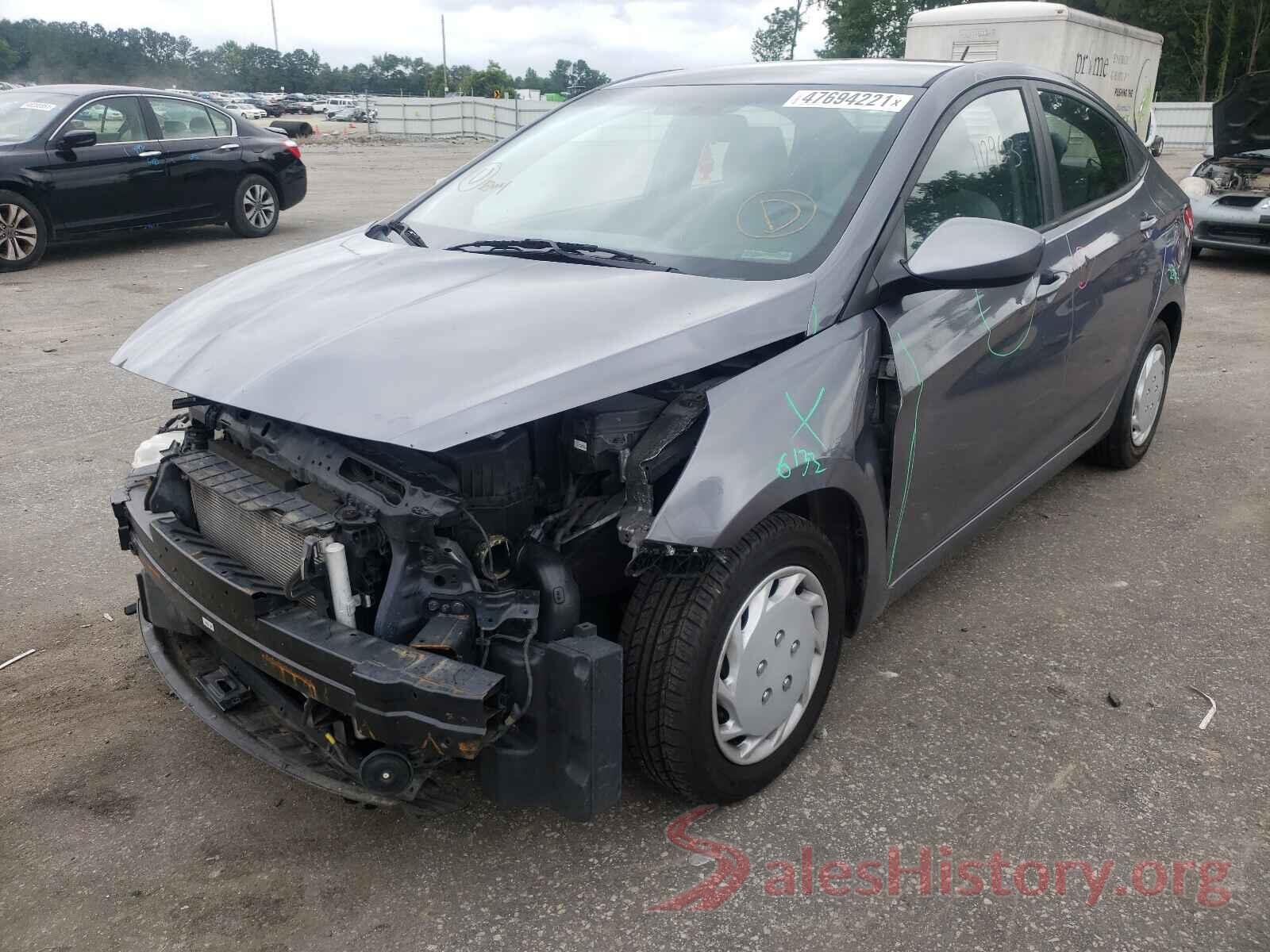 KMHCT4AE7GU016667 2016 HYUNDAI ACCENT