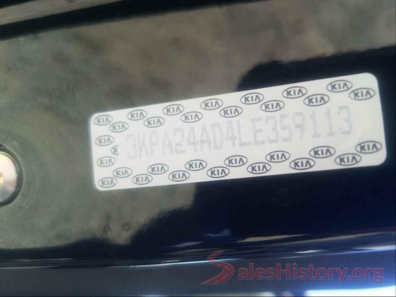 3KPA24AD4LE359113 2020 KIA RIO