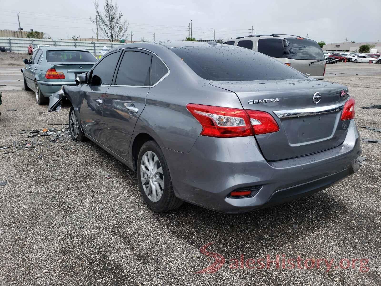 3N1AB7APXKL604196 2019 NISSAN SENTRA