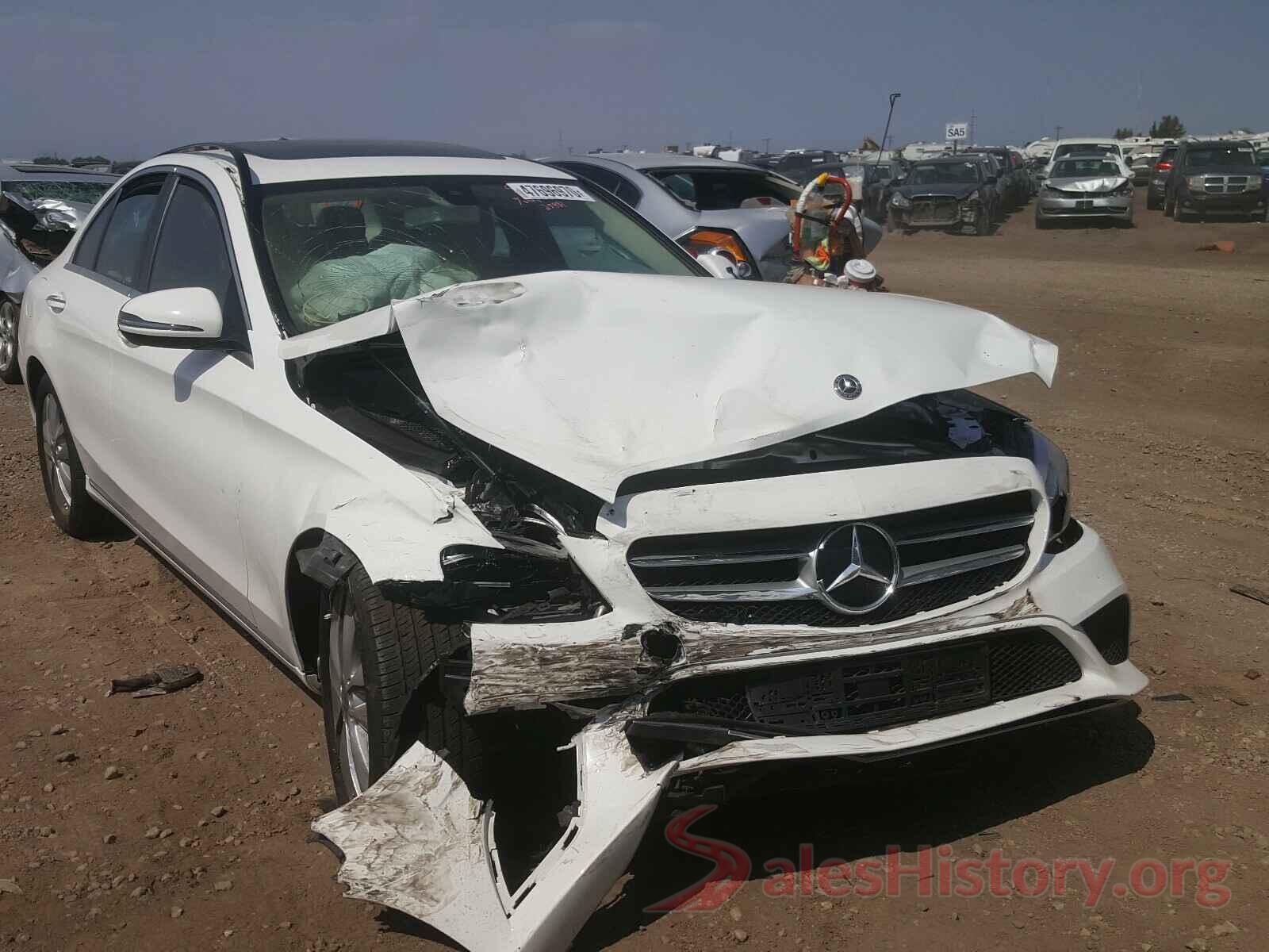 55SWF8EBXKU307485 2019 MERCEDES-BENZ C CLASS