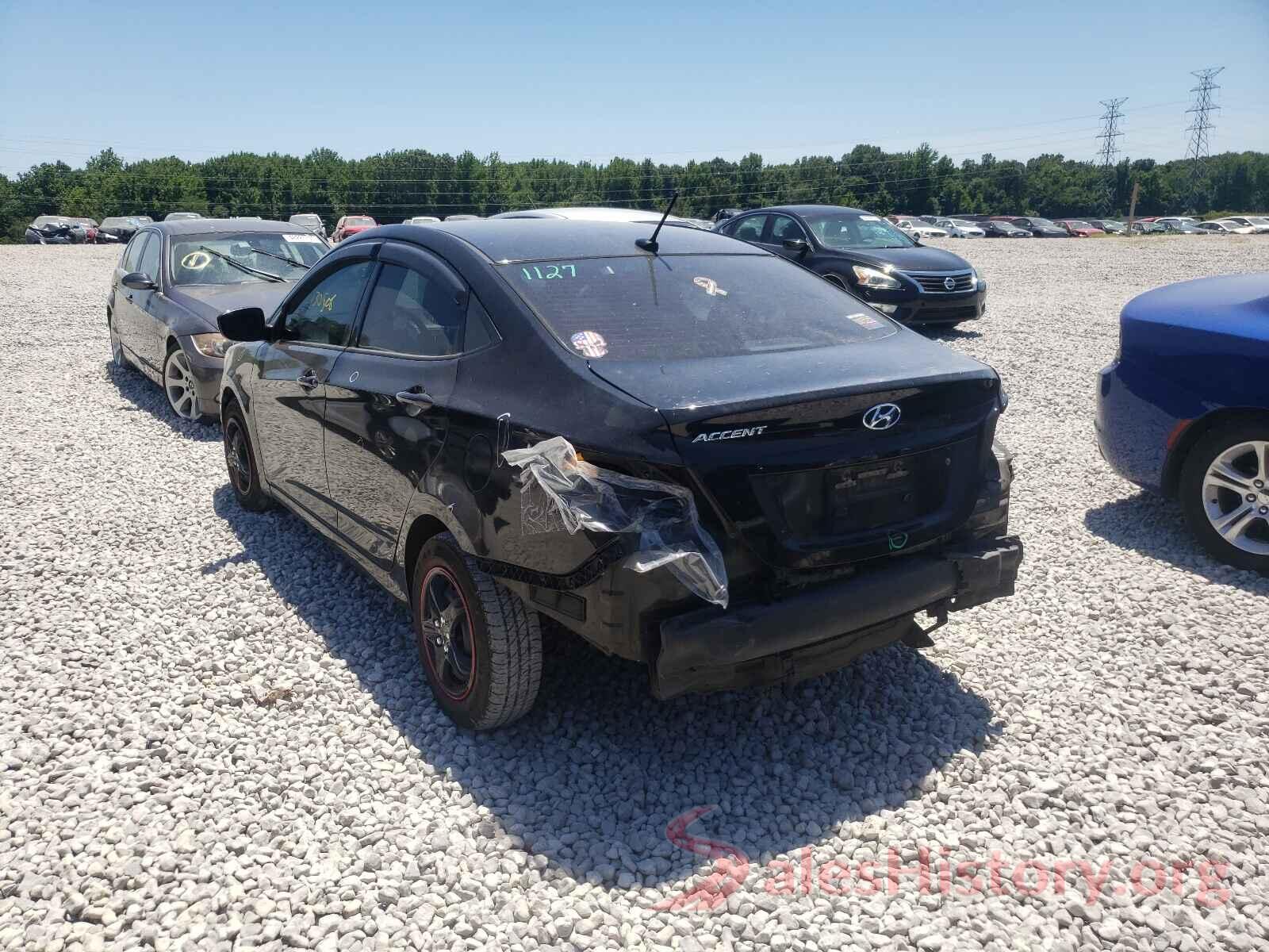 KMHCT4AE6GU164261 2016 HYUNDAI ACCENT