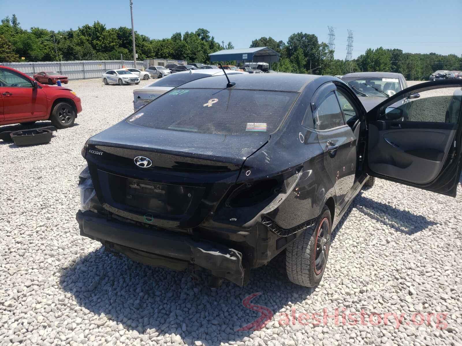 KMHCT4AE6GU164261 2016 HYUNDAI ACCENT