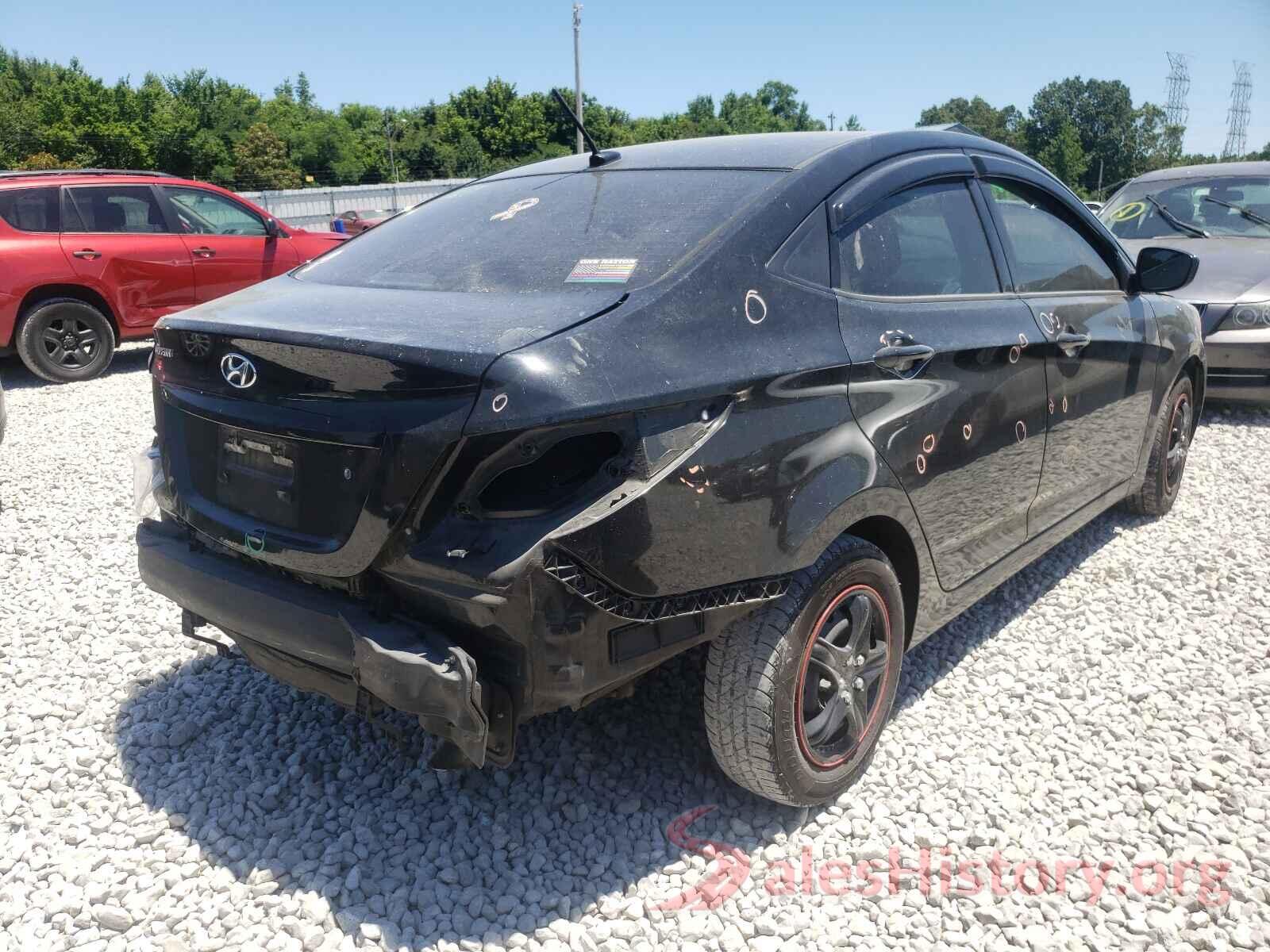 KMHCT4AE6GU164261 2016 HYUNDAI ACCENT