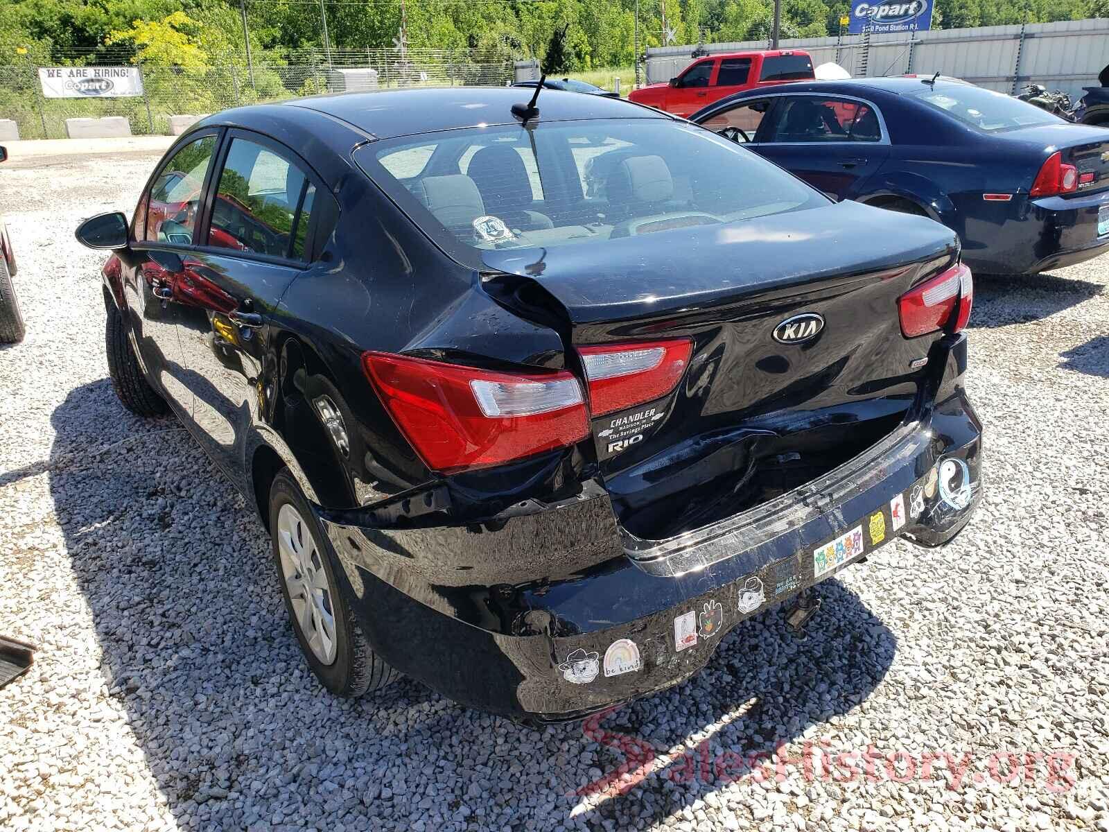 KNADM4A33H6106468 2017 KIA RIO