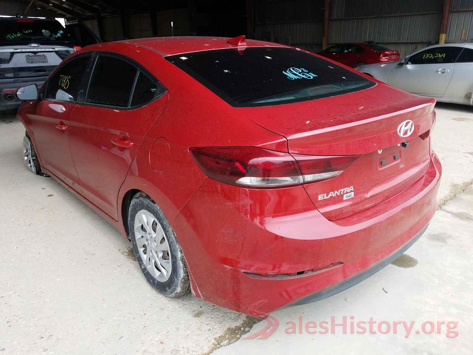 5NPD74LF7HH172528 2017 HYUNDAI ELANTRA