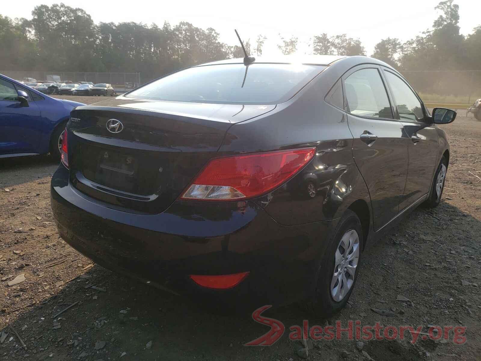 KMHCT4AE9GU158826 2016 HYUNDAI ACCENT