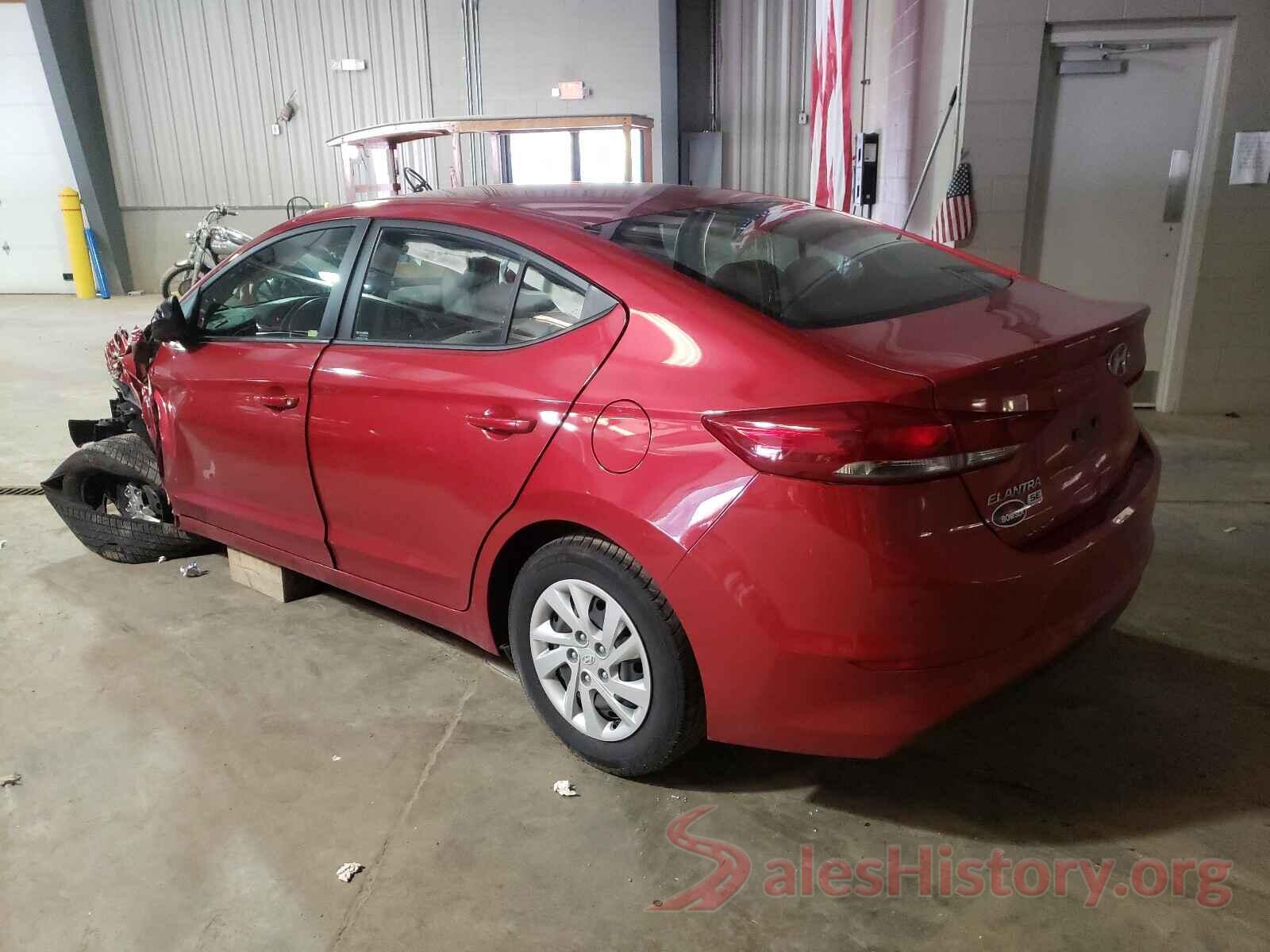 5NPD74LF3JH350019 2018 HYUNDAI ELANTRA