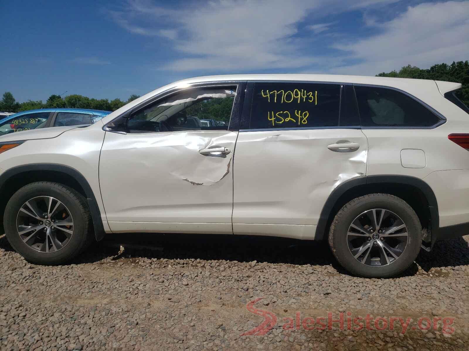 5TDBZRFH9HS392775 2017 TOYOTA HIGHLANDER