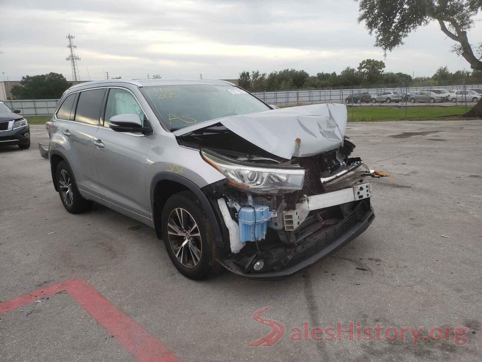 5TDJKRFH0GS264973 2016 TOYOTA HIGHLANDER