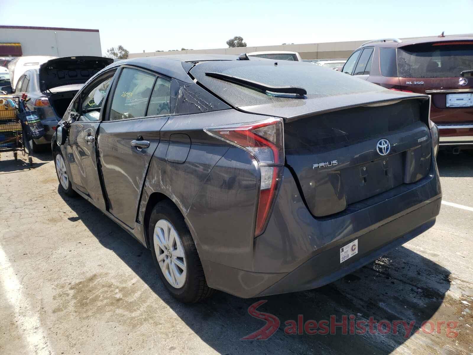 JTDKBRFU1G3013477 2016 TOYOTA PRIUS