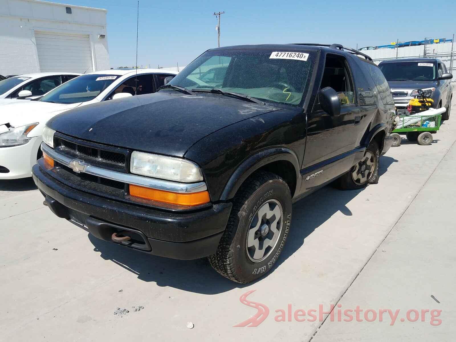 1GNCT18W01K215720 2001 CHEVROLET BLAZER