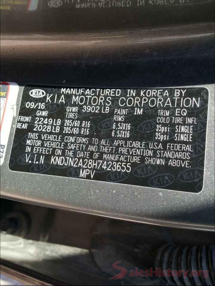 KNDJN2A28H7423655 2017 KIA SOUL