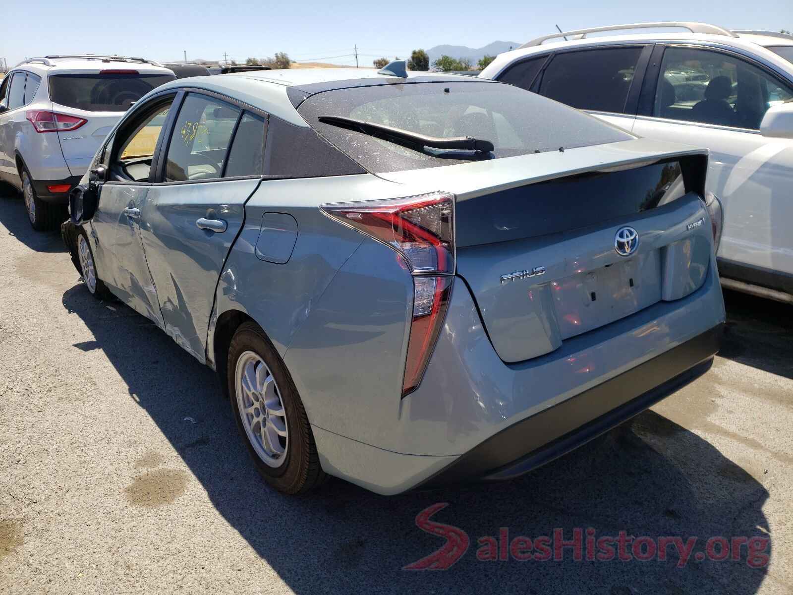 JTDKARFU9G3518251 2016 TOYOTA PRIUS