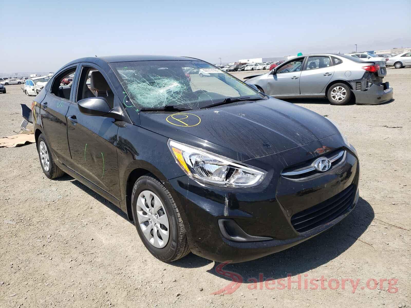 KMHCT4AE1GU161090 2016 HYUNDAI ACCENT