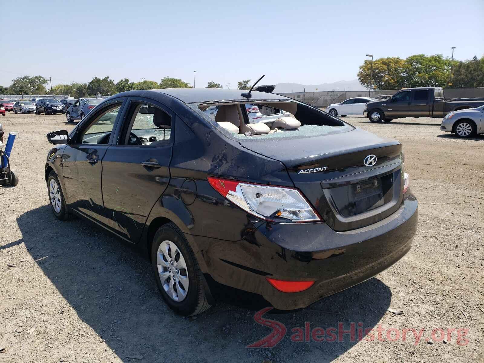 KMHCT4AE1GU161090 2016 HYUNDAI ACCENT