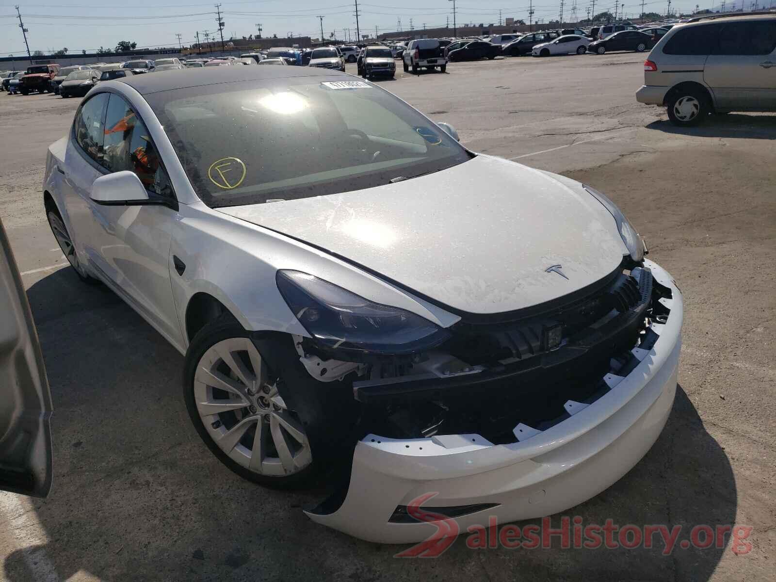 5YJ3E1EB9MF918318 2021 TESLA MODEL 3