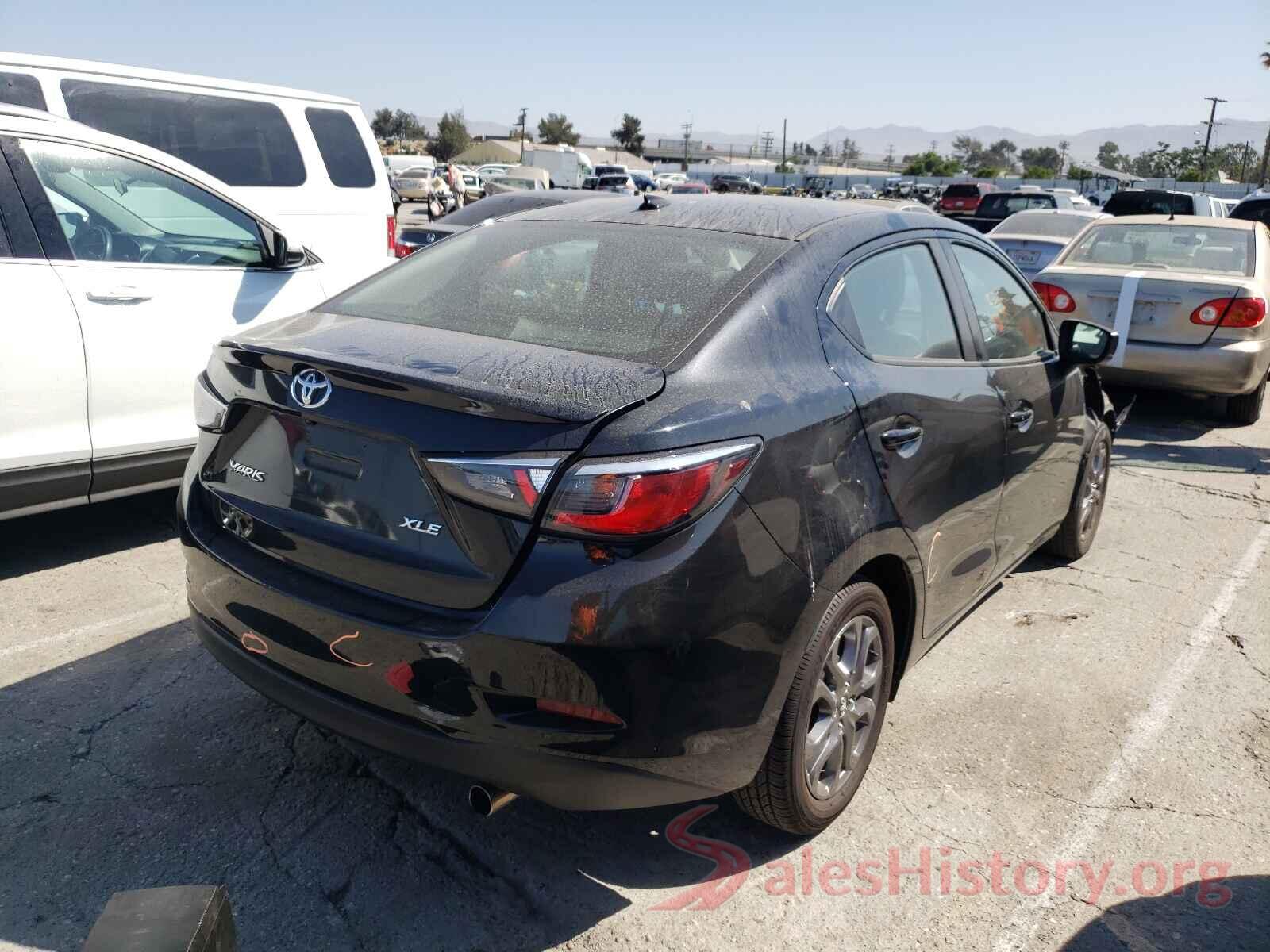 3MYDLBYV3KY508056 2019 TOYOTA YARIS