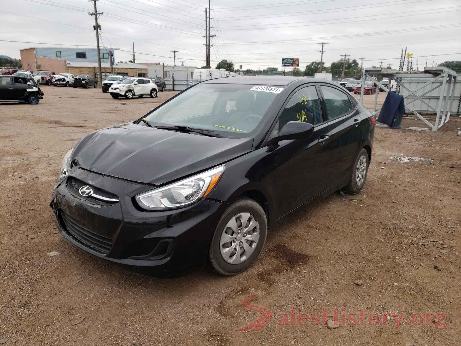 KMHCT4AE7GU990875 2016 HYUNDAI ACCENT