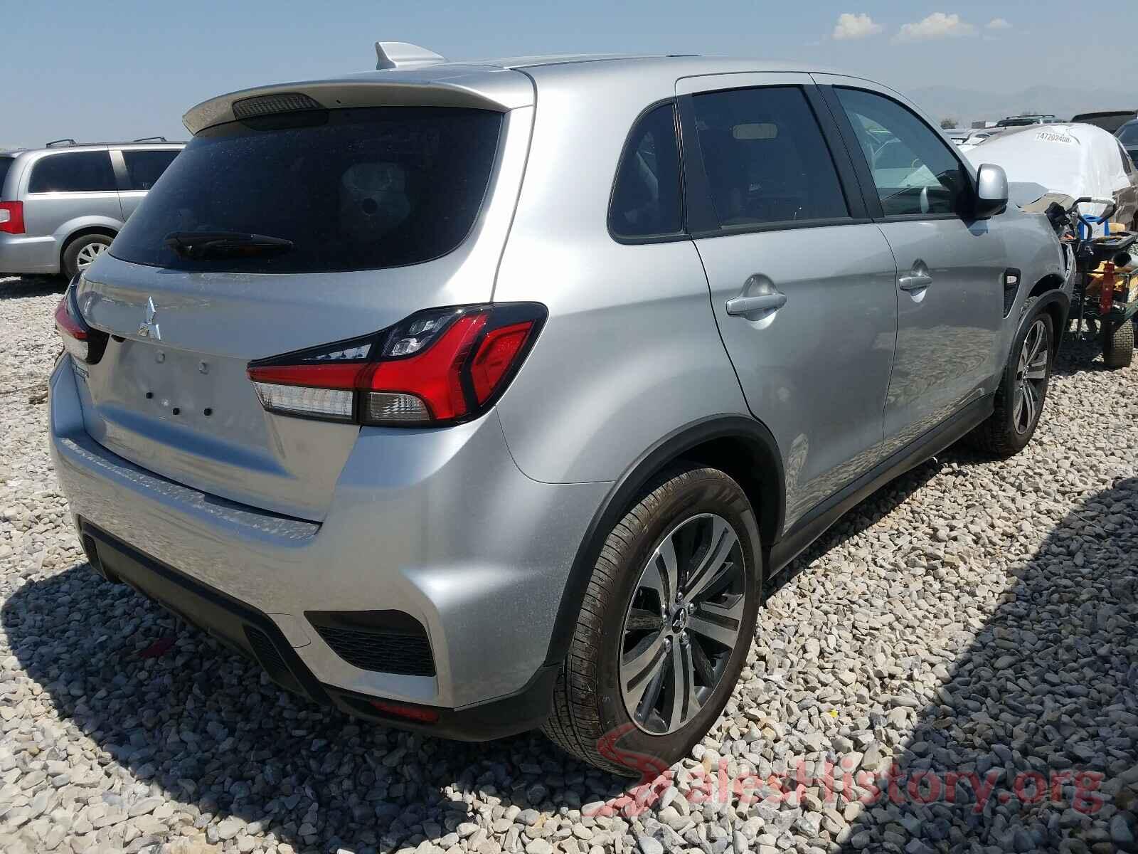 JA4AP3AU4LU001727 2020 MITSUBISHI OUTLANDER