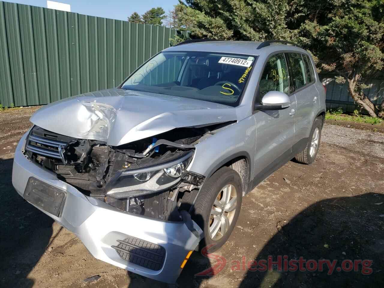 WVGBV7AX1HK015052 2017 VOLKSWAGEN TIGUAN