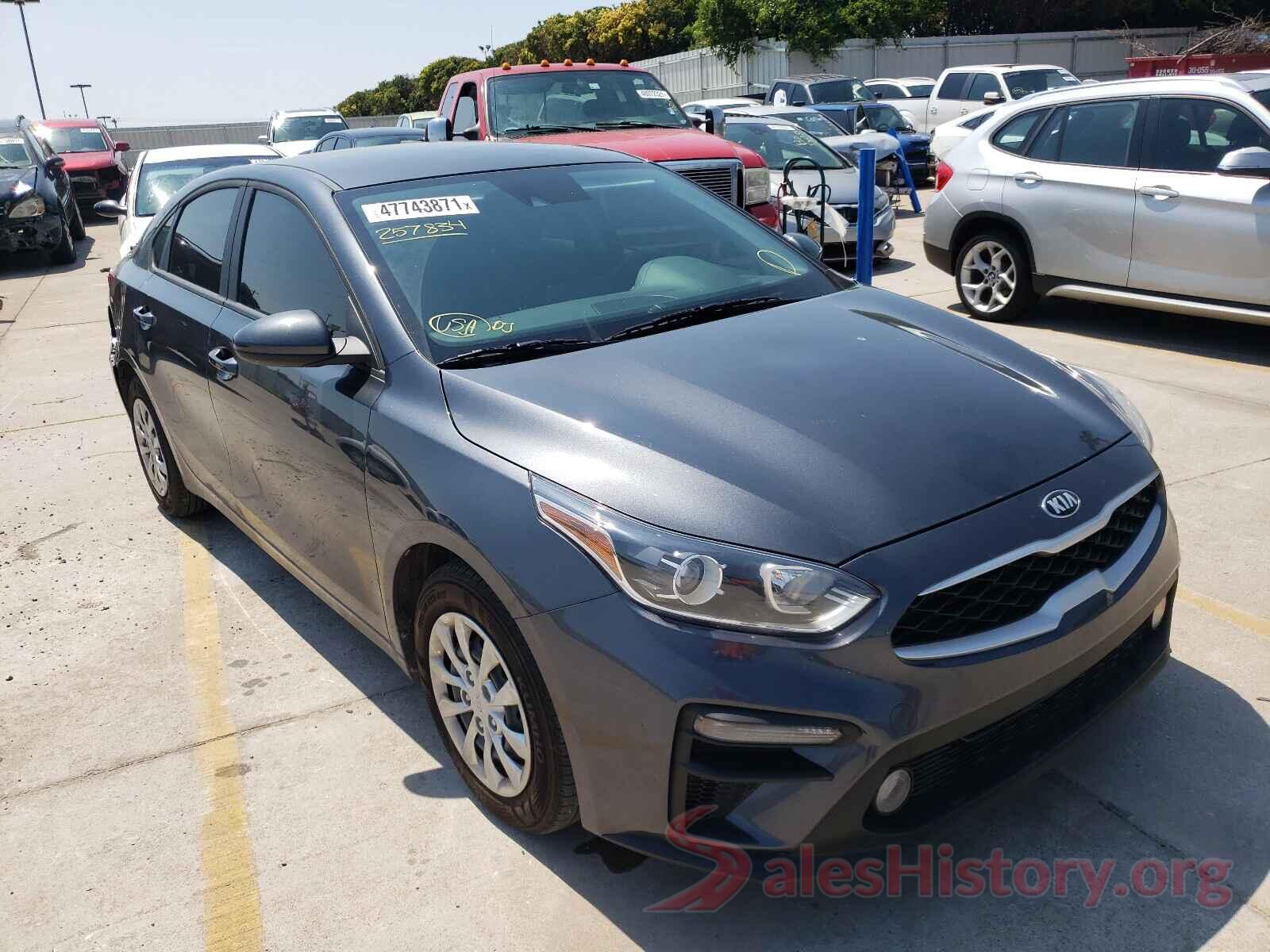 3KPF24AD4LE257834 2020 KIA FORTE