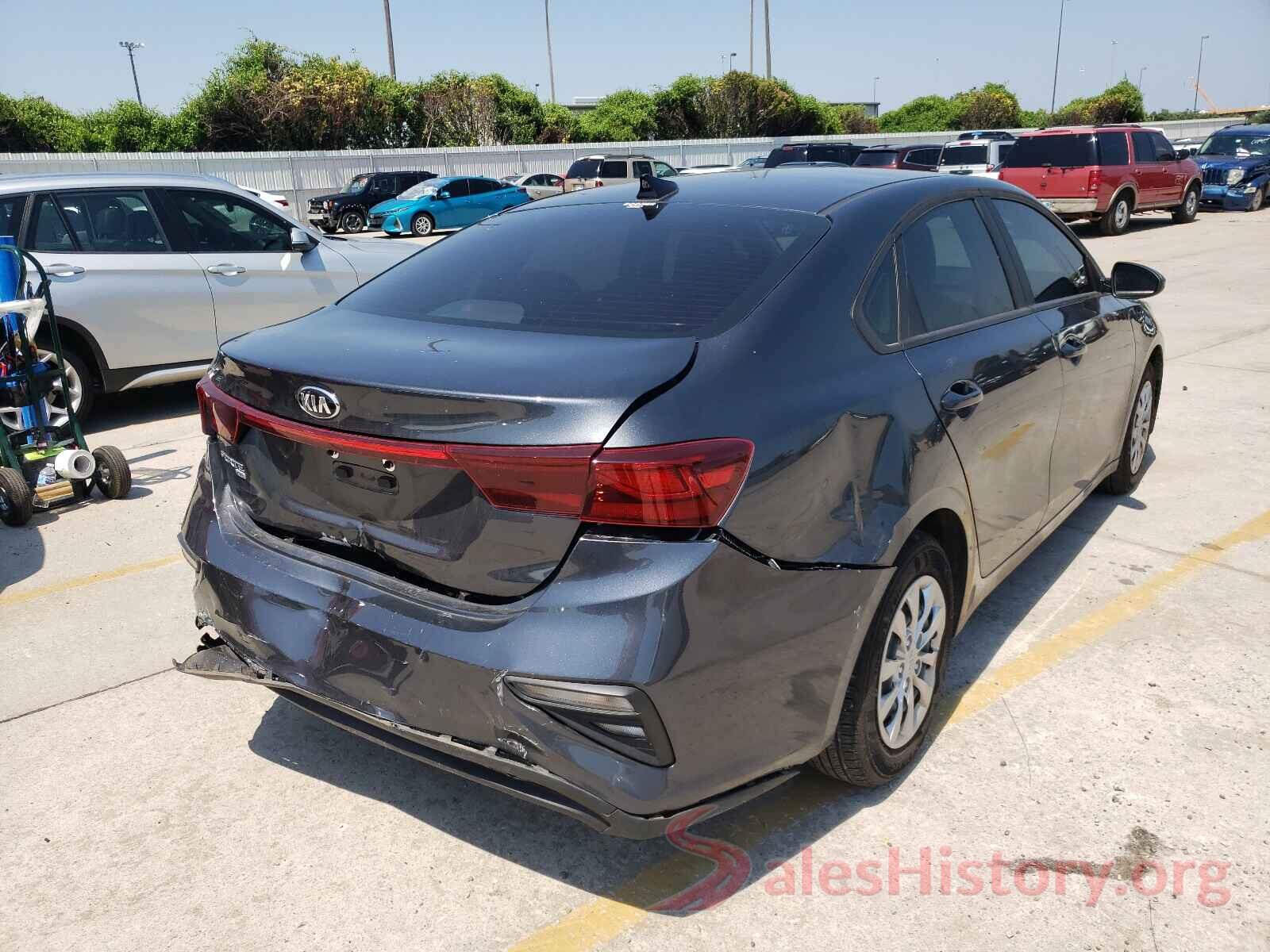 3KPF24AD4LE257834 2020 KIA FORTE