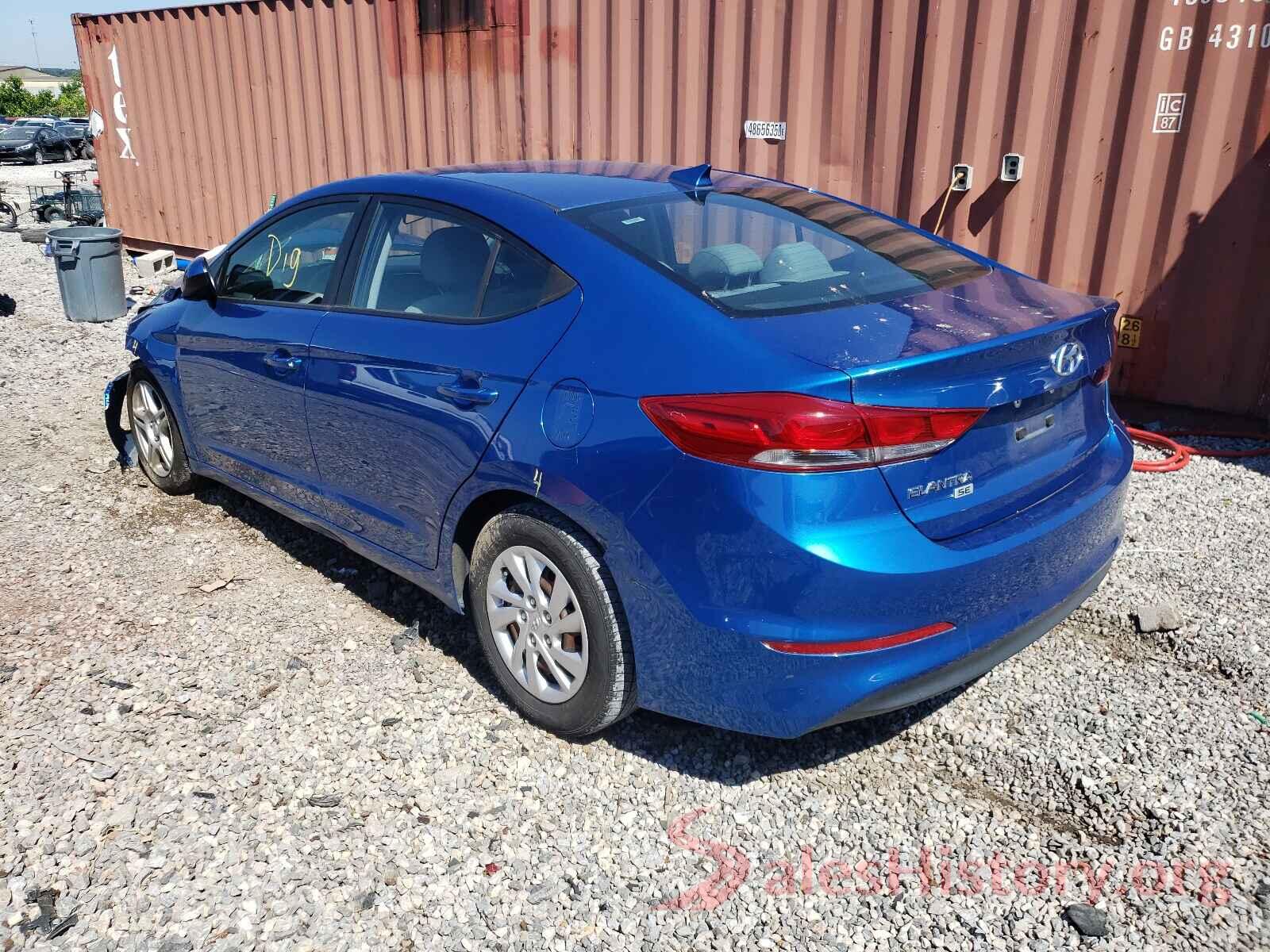 5NPD74LF4HH149725 2017 HYUNDAI ELANTRA