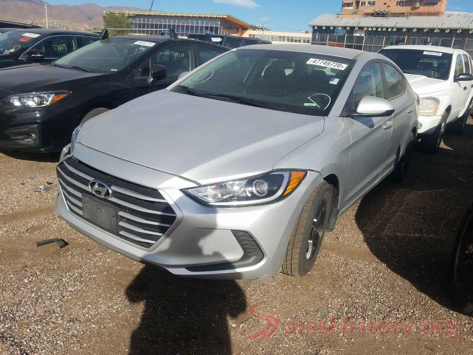 KMHD74LFXJU611521 2018 HYUNDAI ELANTRA