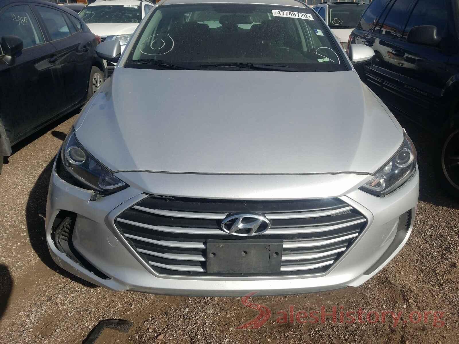 KMHD74LFXJU611521 2018 HYUNDAI ELANTRA