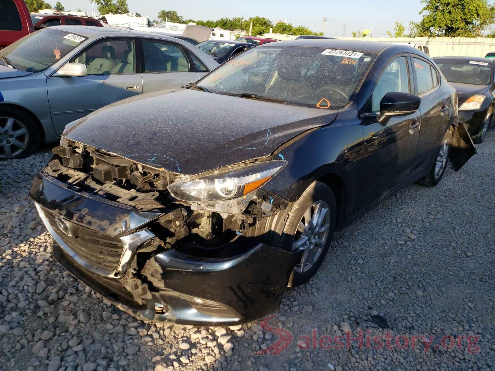 3MZBN1U79HM107321 2017 MAZDA 3