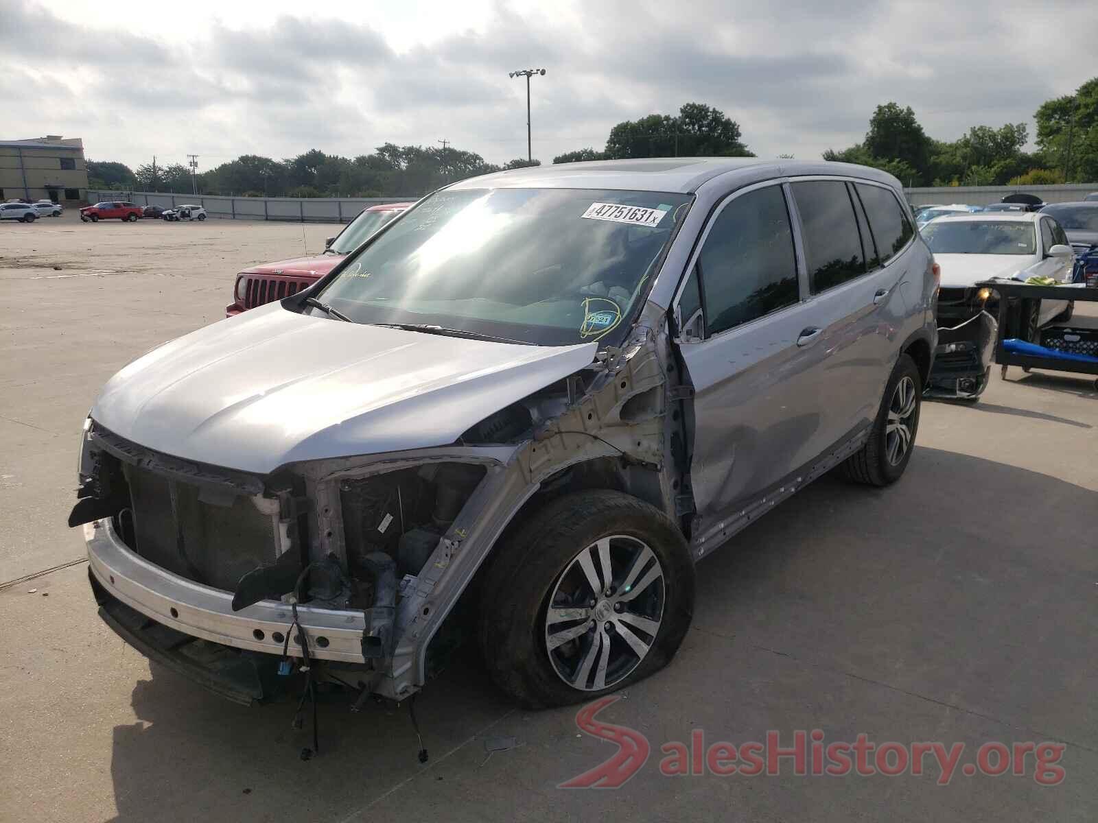 5FNYF5H51HB016543 2017 HONDA PILOT