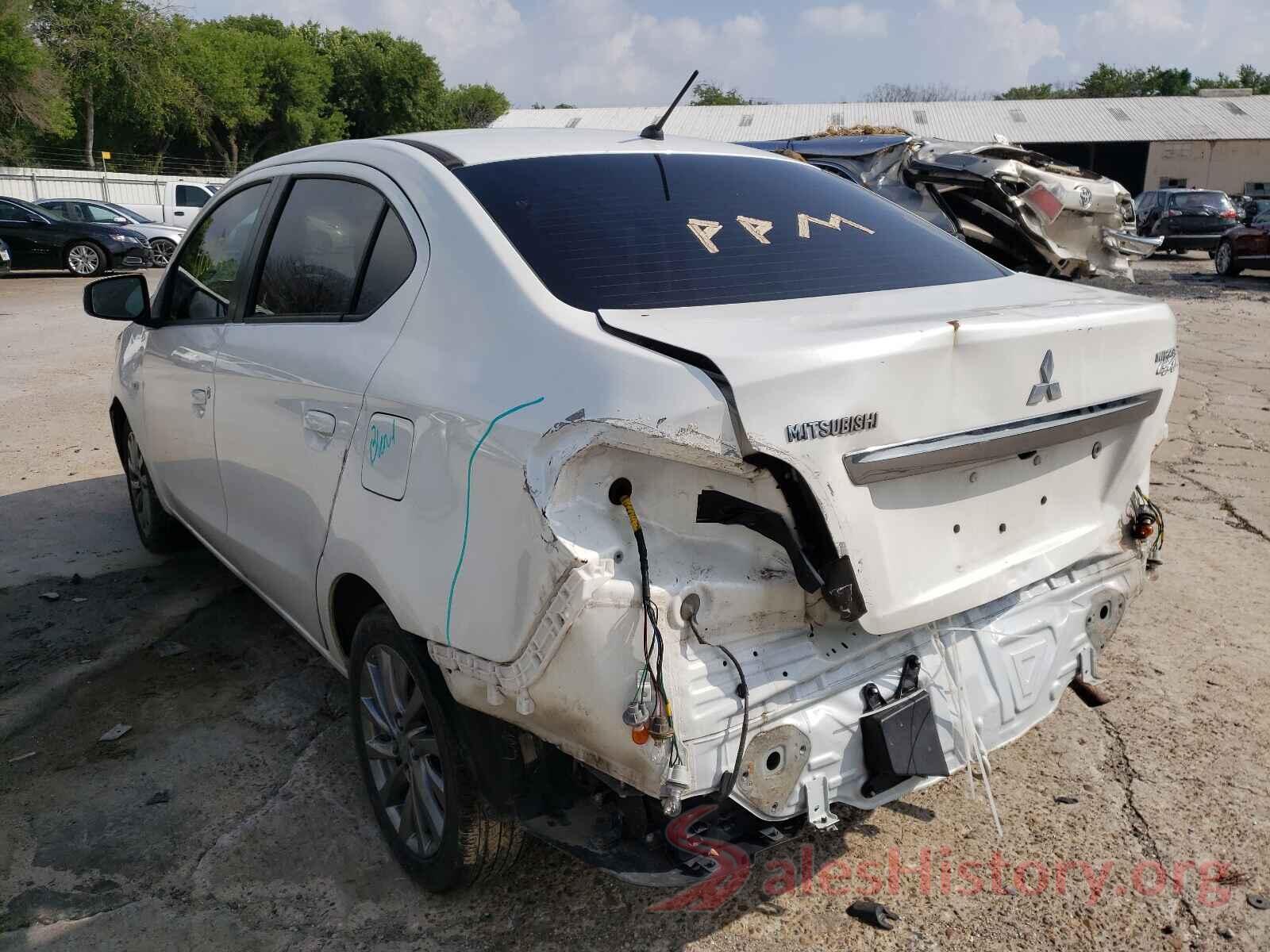 ML32F3FJXJHF10776 2018 MITSUBISHI MIRAGE