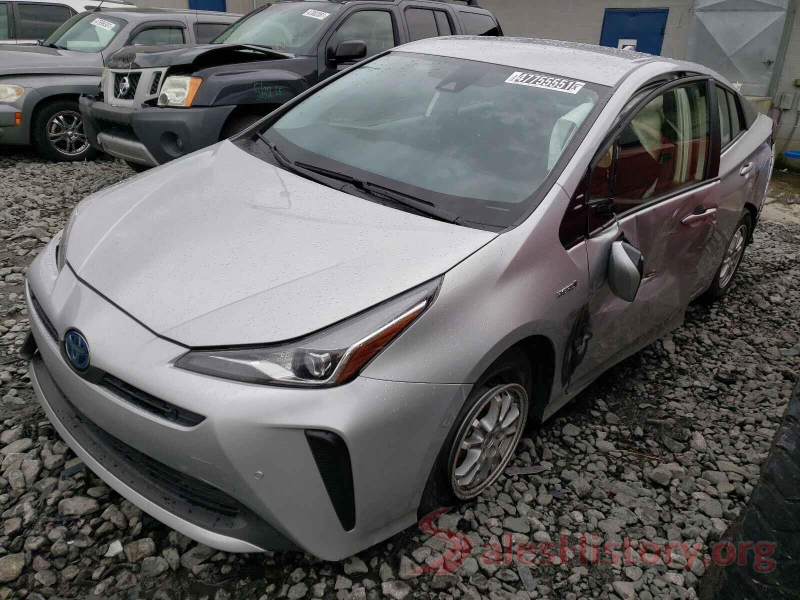 JTDKARFU0L3104785 2020 TOYOTA PRIUS