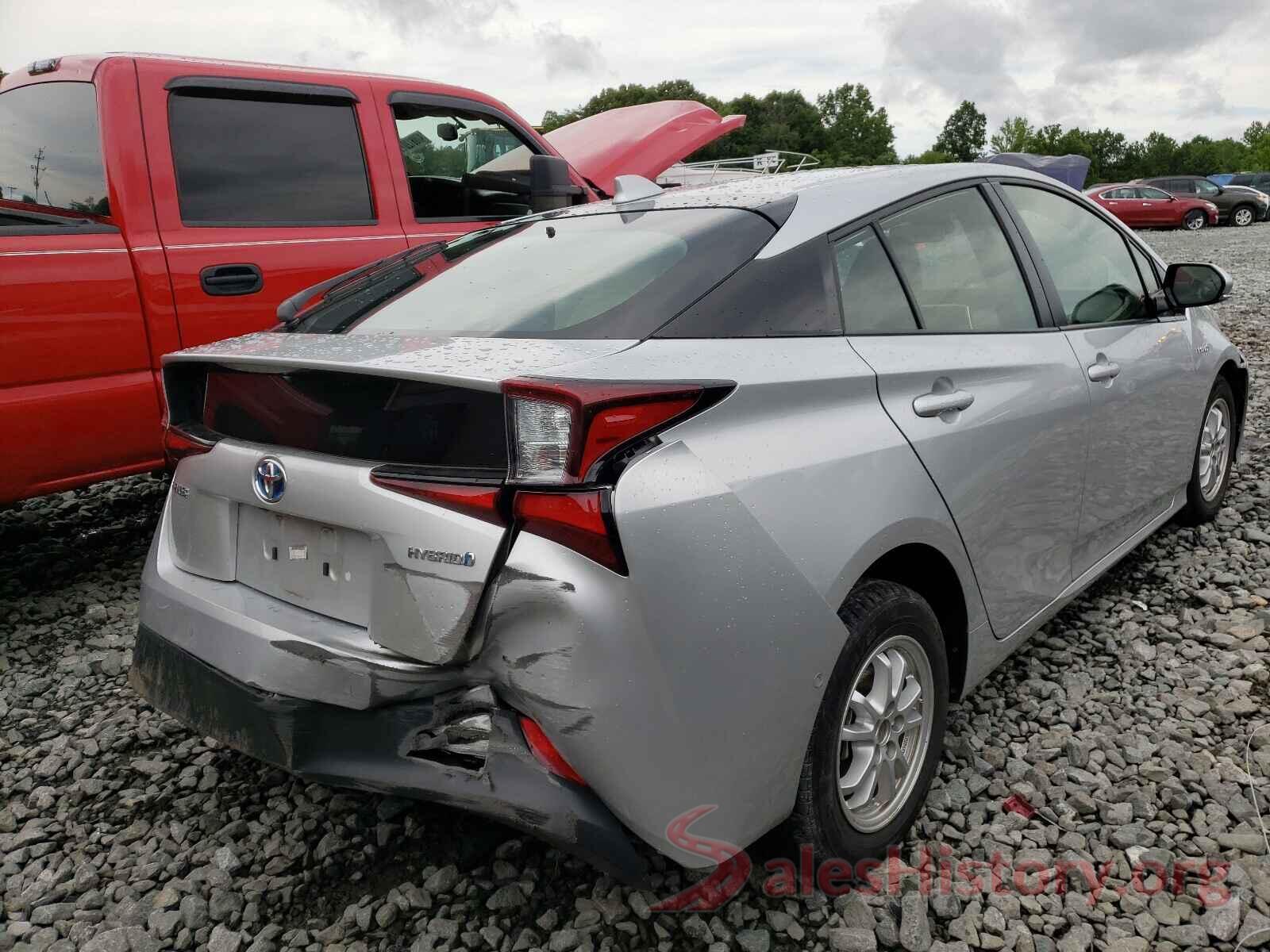 JTDKARFU0L3104785 2020 TOYOTA PRIUS