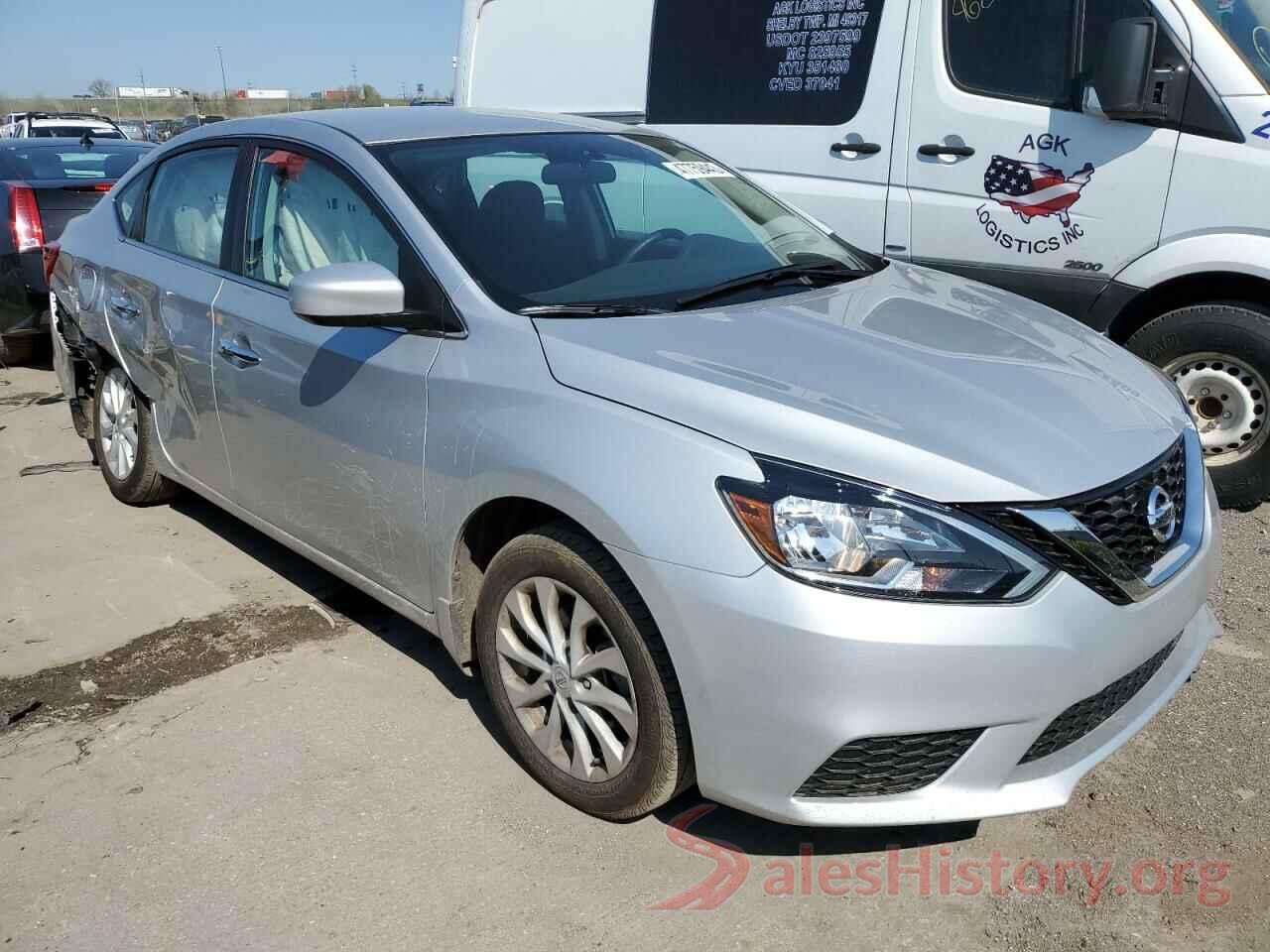 3N1AB7AP0KY443487 2019 NISSAN SENTRA