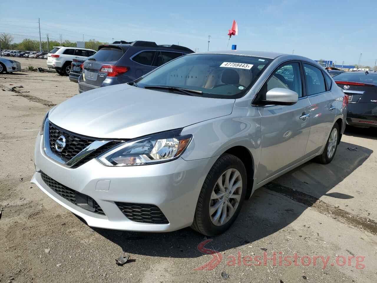 3N1AB7AP0KY443487 2019 NISSAN SENTRA