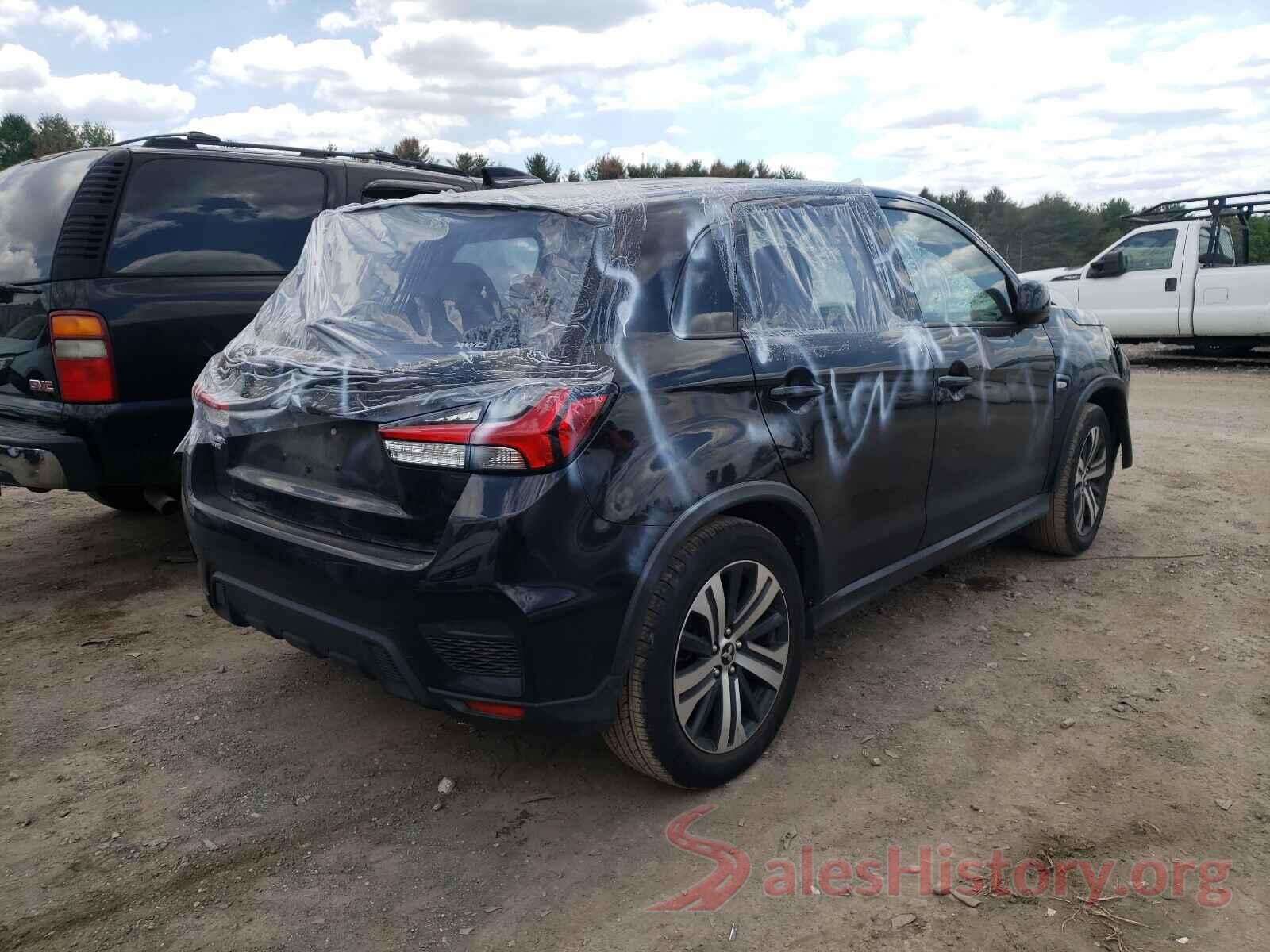 JA4AR3AUXLU013374 2020 MITSUBISHI OUTLANDER