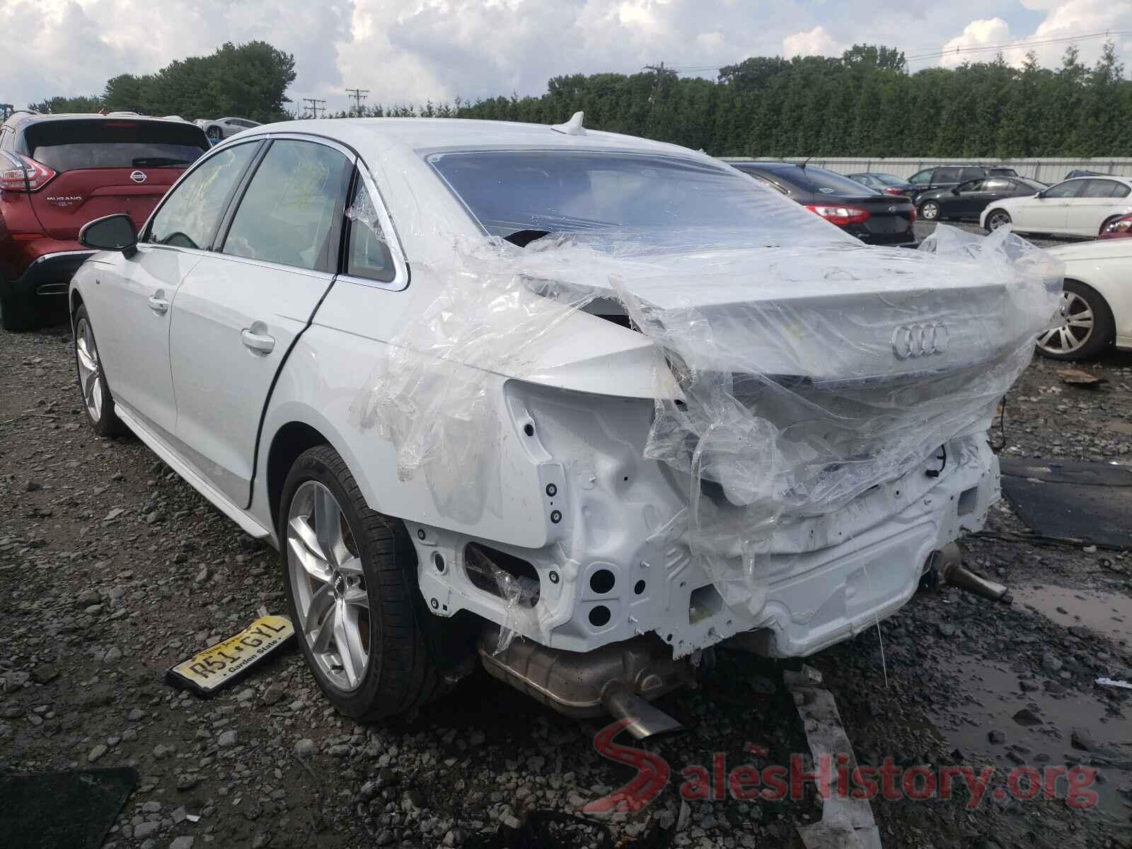 WAUDNAF47LA067791 2020 AUDI A4