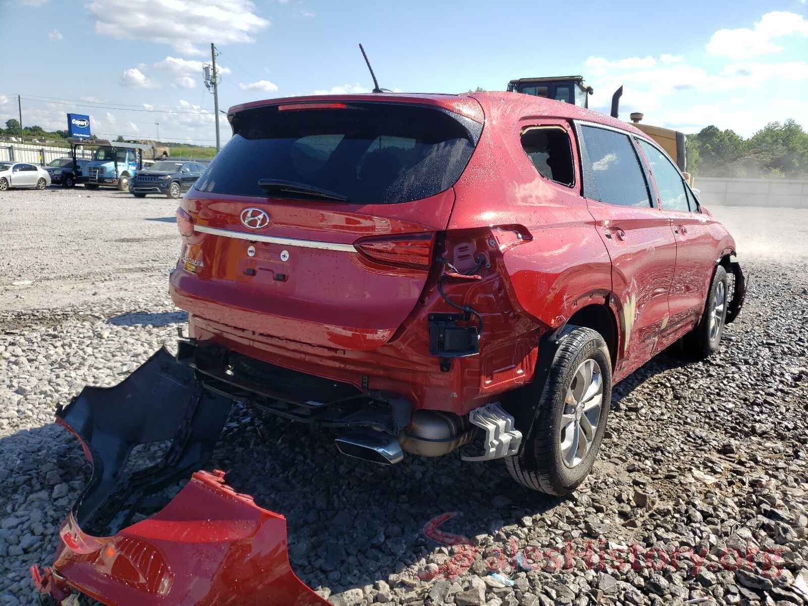 5NMS23AD4KH100613 2019 HYUNDAI SANTA FE